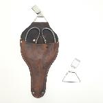 Articulated belt hook for pruning shears cases