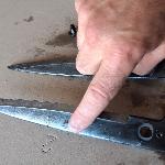 Cleaning eraser to remove sap and rust