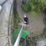 Combined Saw and pruning shears on telescopic pole, 1.90-3.30 m, model N-129, Nishigaki brand