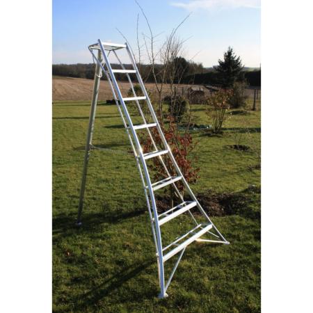 Japanese tripod ladder PRO 247 cm reinforced at EN131 standard