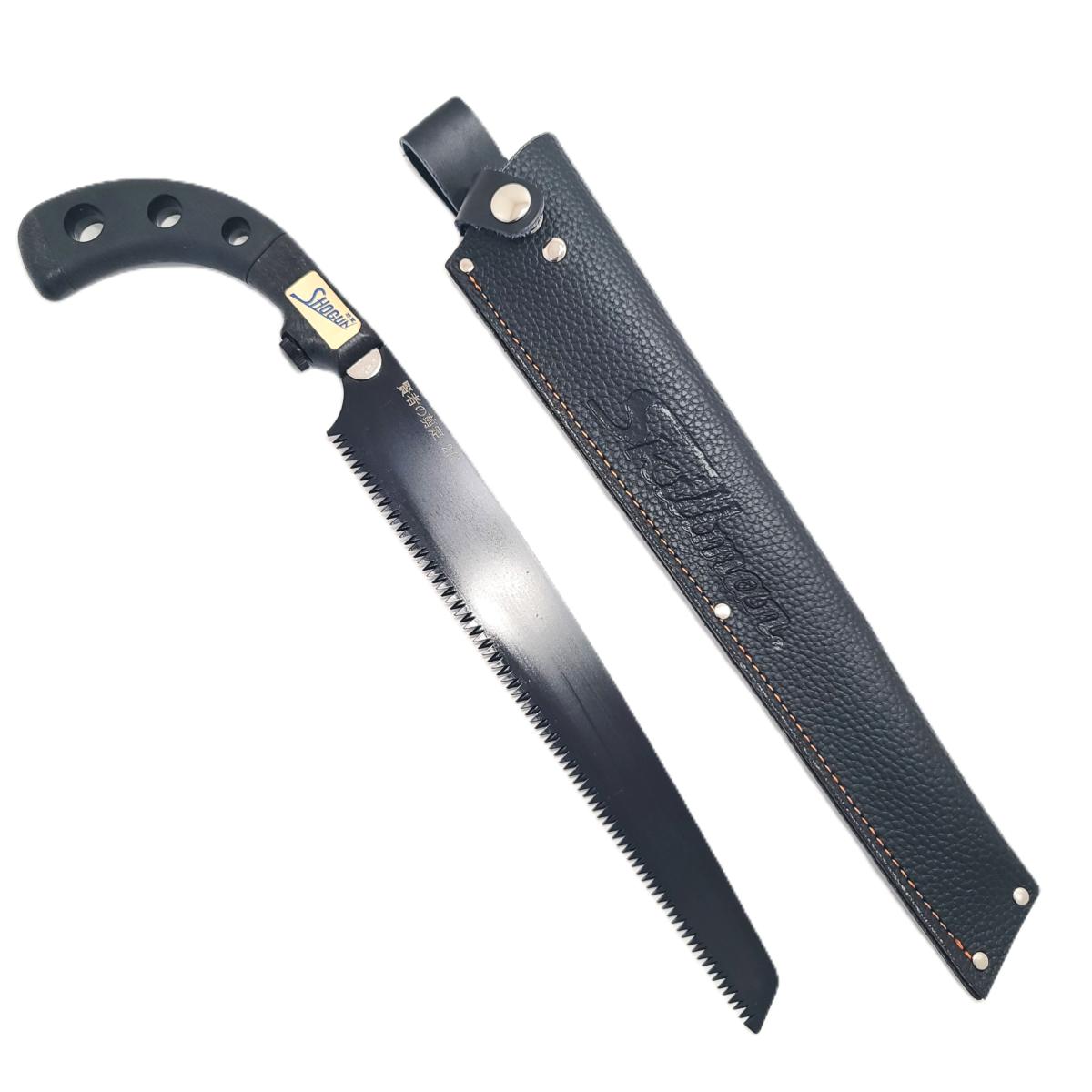 270 mm PRO tree saw, Teflon-coated, from Shogun. Case covered in genuine leather.