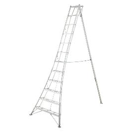 Japanese tripod ladder PRO 367 cm reinforced at EN131 standard