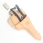 Japanese leather sheath for Masamune one-handed shears