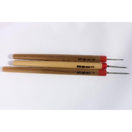 Mitsume kiri - set of 3 traditional punches to drill bamboo and wood