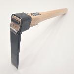 Small Japanese hoe with a long, narrow blade.