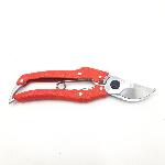 Ultra light Japanese pruning shears 200 mm, red color, Nishigaki brand, angle A