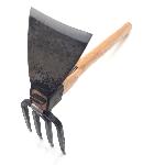 Small japanese hoe and claw with 4 large teeth 