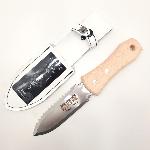 Mini stainless steel Hori Hori knife, KEN KATABAMI brand.