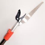 Combined Saw and pruning shears on telescopic pole, 1.90-3.30 m, model N-129, Nishigaki brand
