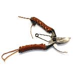 ONOYOSHI genuine leather grip covers for handle of Japanese pruning shears – Brown