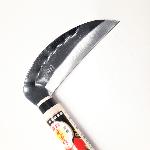 Small carbon steel japanese sickle for LEFT-HANDED USERS
