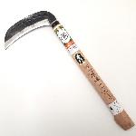 Kama, authentic Japanese sickle, heavy double-bevel model for wood, ABE brand