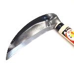 Small carbon steel weeding sickle for RIGHT Hand.