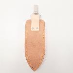 Japanese leather case for pruning shears and scissors with metal hook